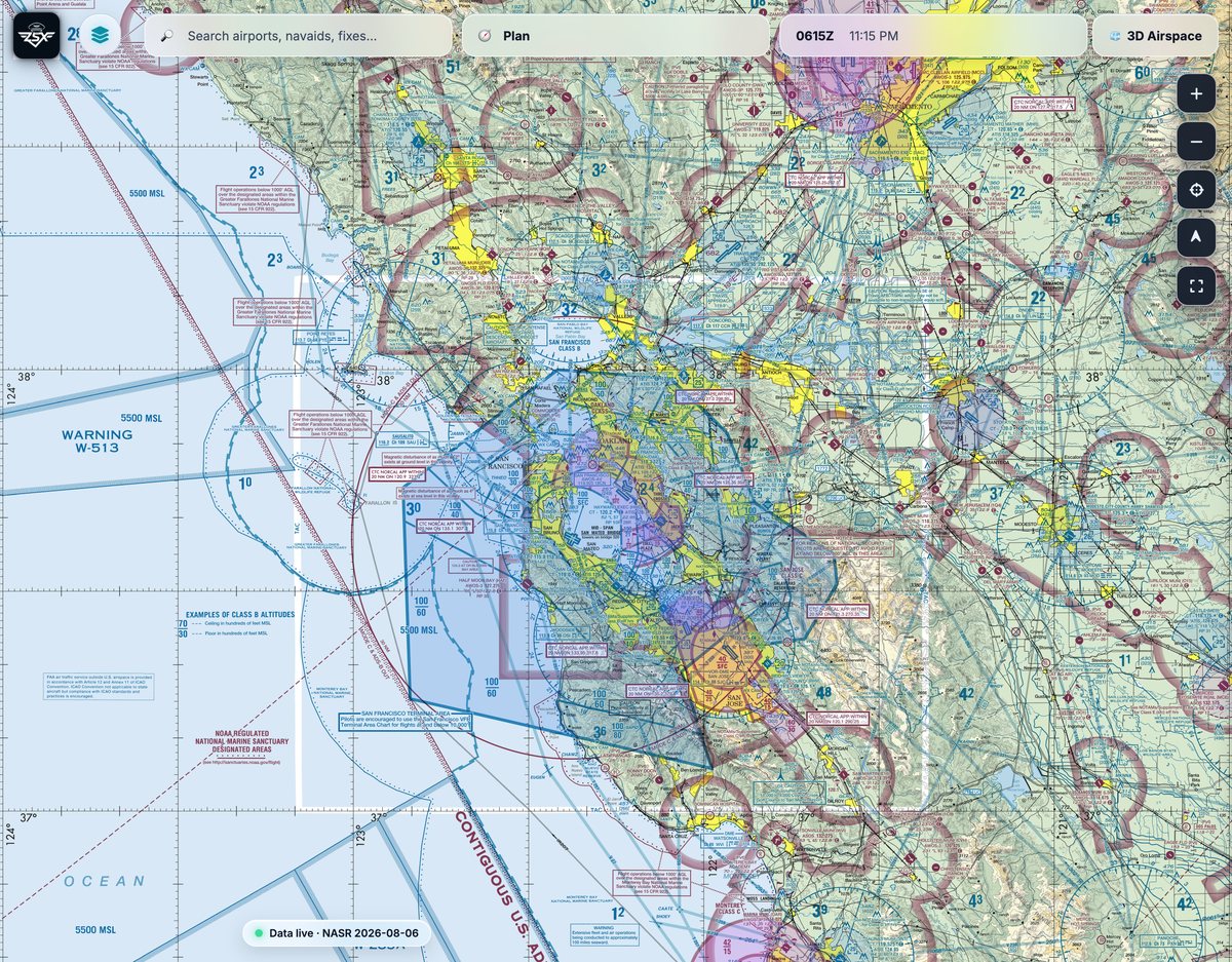 ZSX on the web — VFR sectional